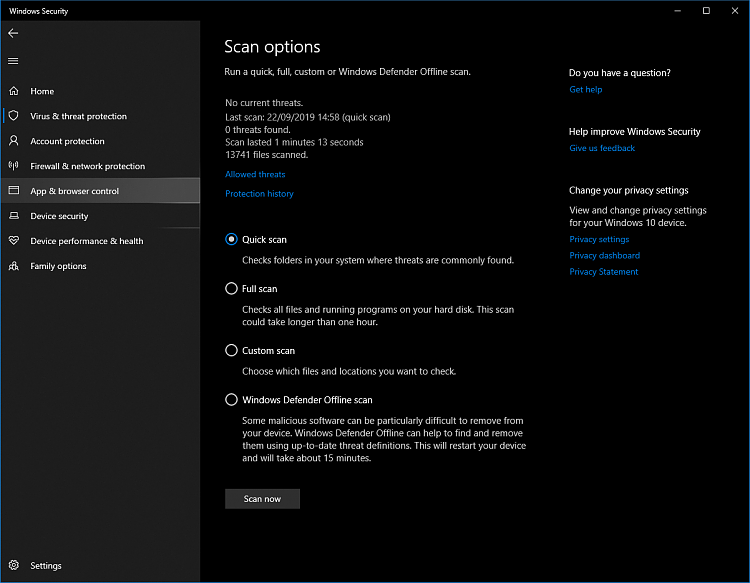 Getting Blue Screen while trying to do basic quick virus scan on my antivirus 96d1569186771t-virus-scan-options-missing-quick-scan-only-advanced-scan-crashes-defenderoptions2.png