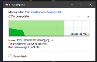 Whenever I transfer files between volumes the transfer always starts off super fast then... 96jwsll64iya1.png