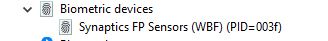 Synaptics Fingerprint added in the settings but Fingerprint option not Showing on Lock Screen 97a28c70-2824-4fdb-9b08-fd5cd201a3bd?upload=true.jpg