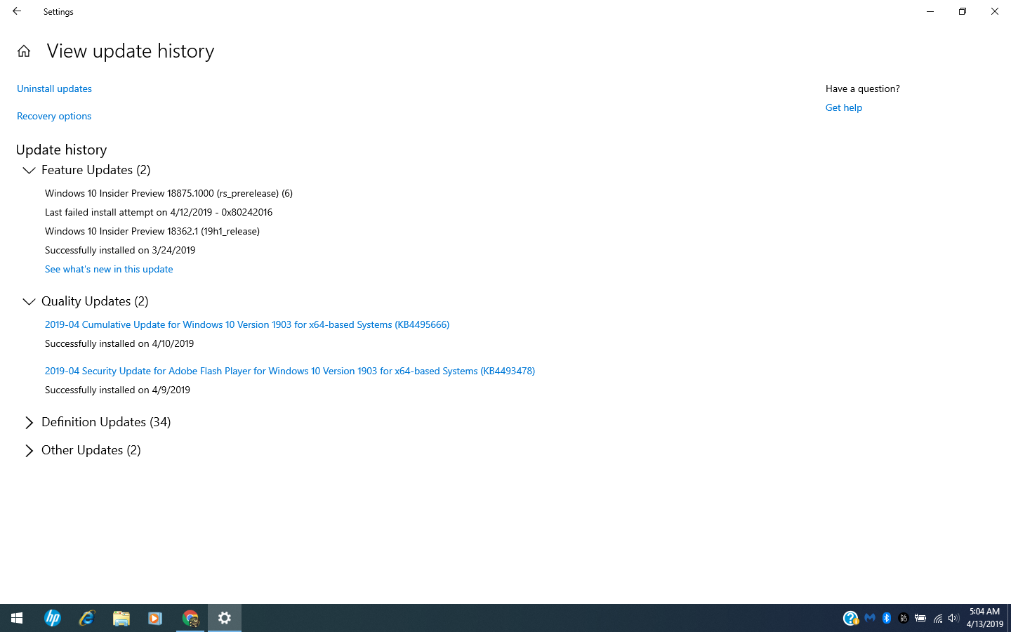 Just a question about the windows 10 insider issue i'm facing. 97a90a9f-5c79-4691-9793-74c9b8888608?upload=true.png