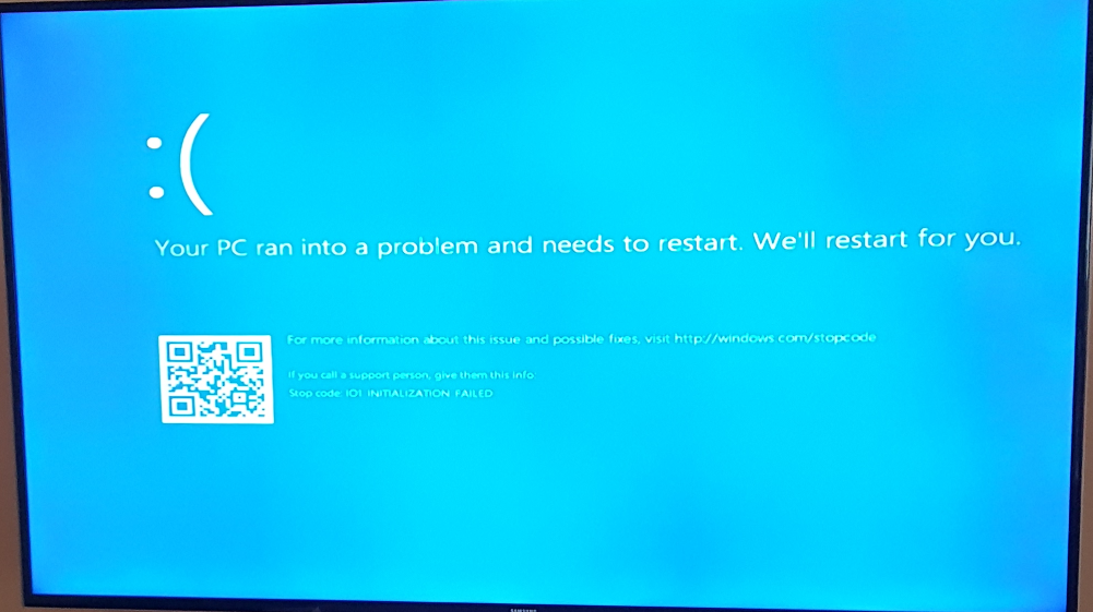 I01 Initialization failed BSOD 97f5486d-e0b7-4b66-ba86-2b2ef561a84f.png
