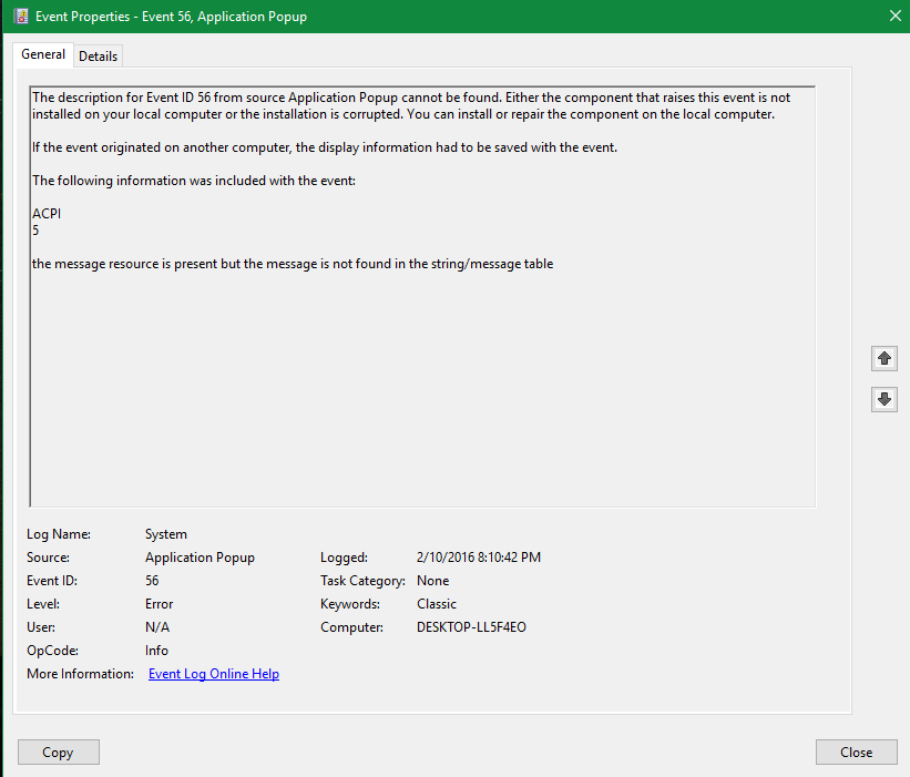 event id 56 black screen crash system restart windows 11 980d0f64-e3ac-493d-bd7e-25a9436712c6.png