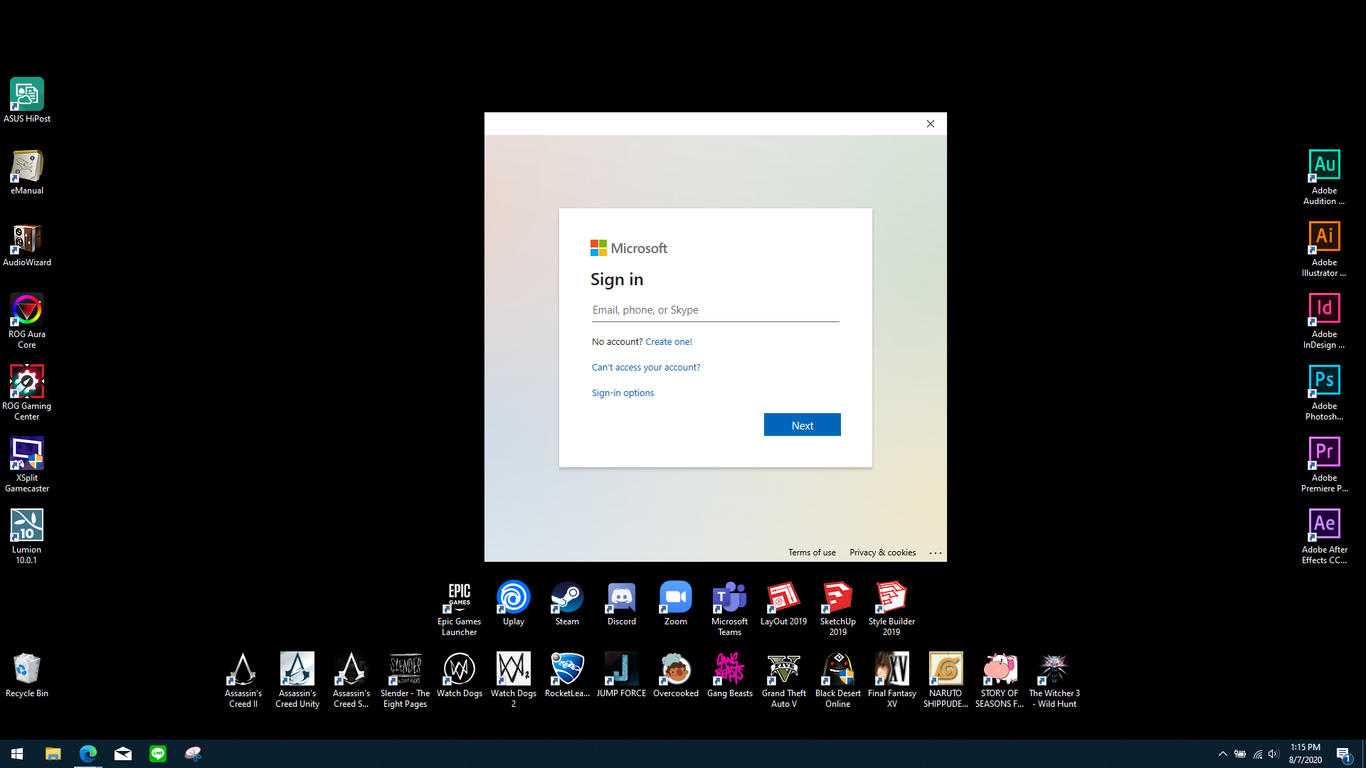 How to remove the sign into Microsoft account when Windows 10 boots up? 985a3c36-2be4-403a-8e61-d66cbcc4d4a0?upload=true.png