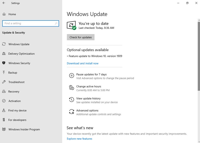 How to get the Windows 10 November 2019 Update version 1909 98663eb6bda321ea71b254c3e822ebf1.jpg