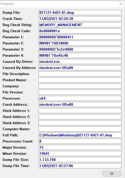 Help BSOD cause by ntoskrnl.exe+3f5a80 998e7e2e-1f60-4829-96c7-e2b9c88144ee?upload=true.png
