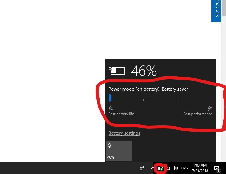 I can't turn off the battery saver and can't change level of performance. 998fc524-394d-4fc8-8692-c25fef1c5b37?upload=true.jpg