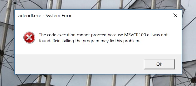 PROBLEM FOUND IN RIGHT CLICK MENU    &           MSVCR100.dll was not found 99b15d61-67ed-4a3c-93bf-5c8204a1f50f?upload=true.jpg