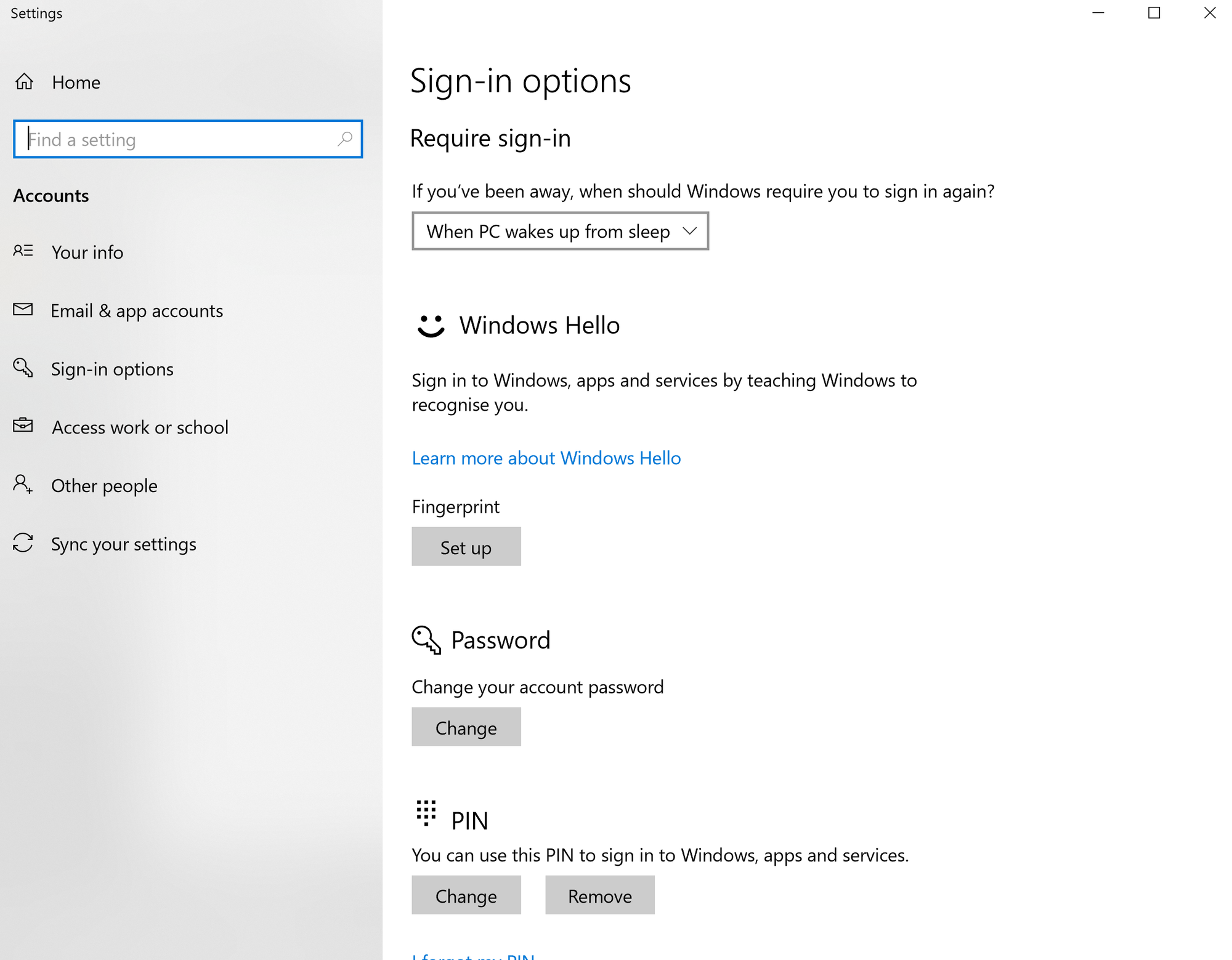 Restarted laptop, fingerprint, pin, Edge and more totally reset. 99ffb762-1233-4724-b220-74aeddaf4bae?upload=true.png