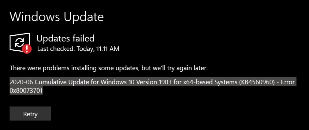 2020-06 Cumulative Update for Windows 10 Version 1903 for x64-based Systems KB4560960 -... 9a476a08-0927-4147-b790-974b6e7c681b?upload=true.jpg