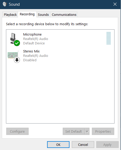 Windows10 Earphones(headphone) mic isn't working 9aac757d-9168-45cd-9fc2-2418f0cab3fc?upload=true.png