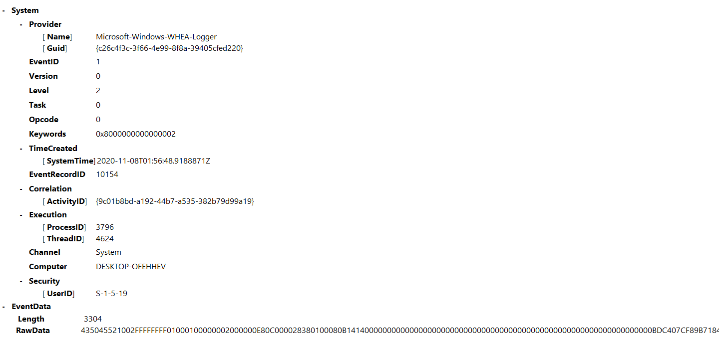 A fatal hardware error has occurred. A record describing the condition is contained in the... 9af808d7-ca6a-4bd1-a40b-8a5fca22b808?upload=true.png