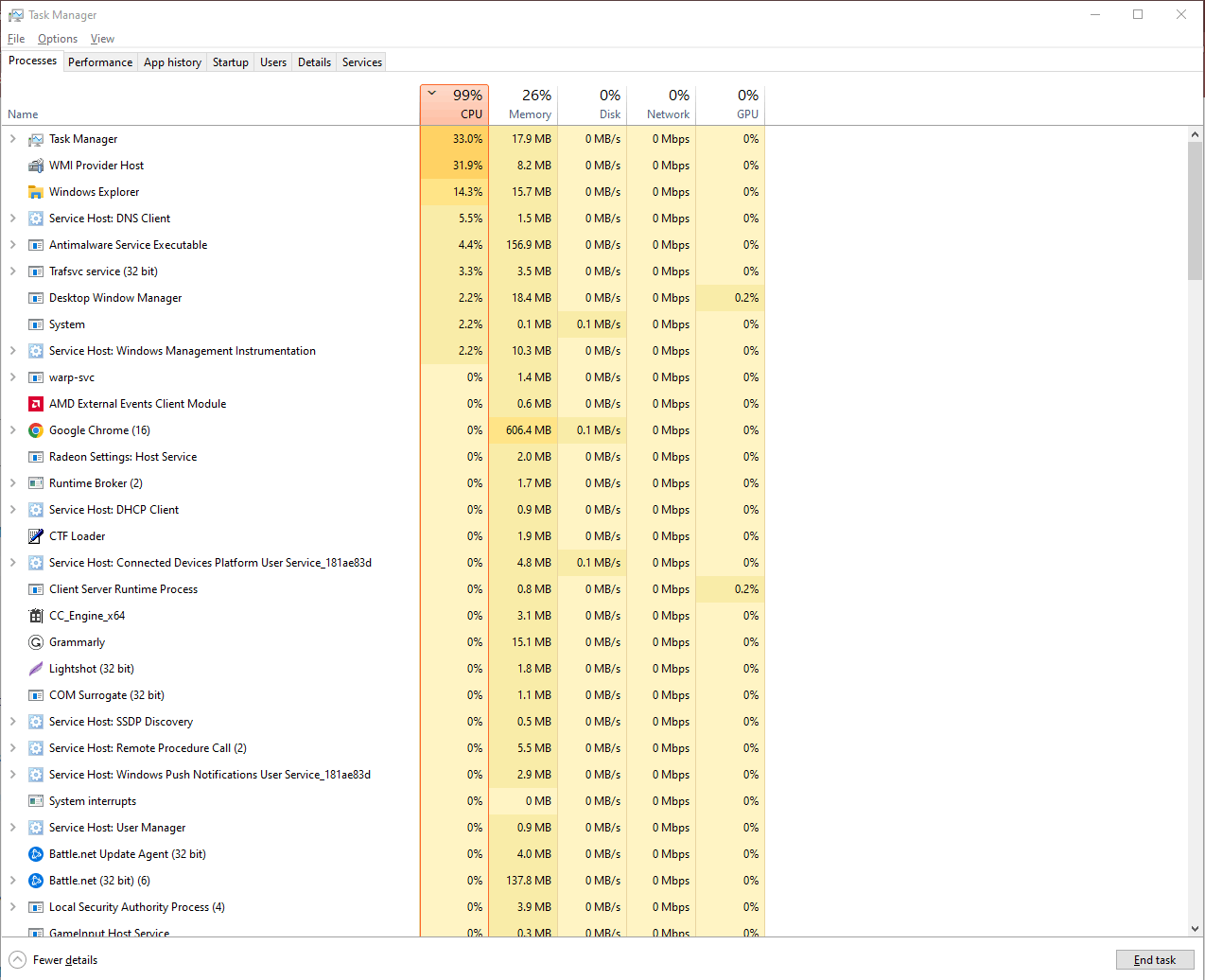 My CPU is spiking to 100% usage without a reason. 9b2b6c6a-47f5-429c-8765-47c74a6418d7?upload=true.png