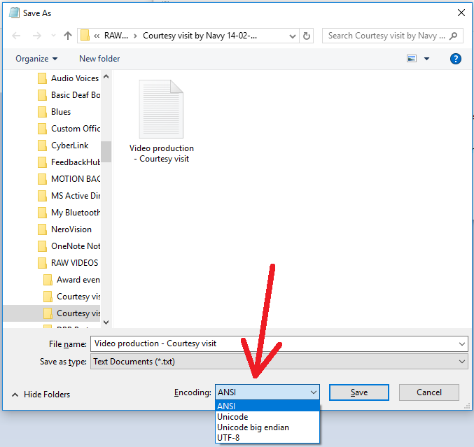 Change the default encoding for saving MS-Notepad files 9ba40934-8201-4f37-8d0c-cd571df577ed?upload=true.png