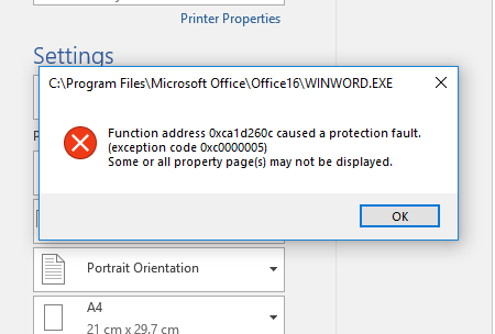 function address 0x00007FFDCD234F69 caused a protection fault exception code 0x00000505 9bb0215f-2f8b-4594-8a99-e2c0b835e067?upload=true.png