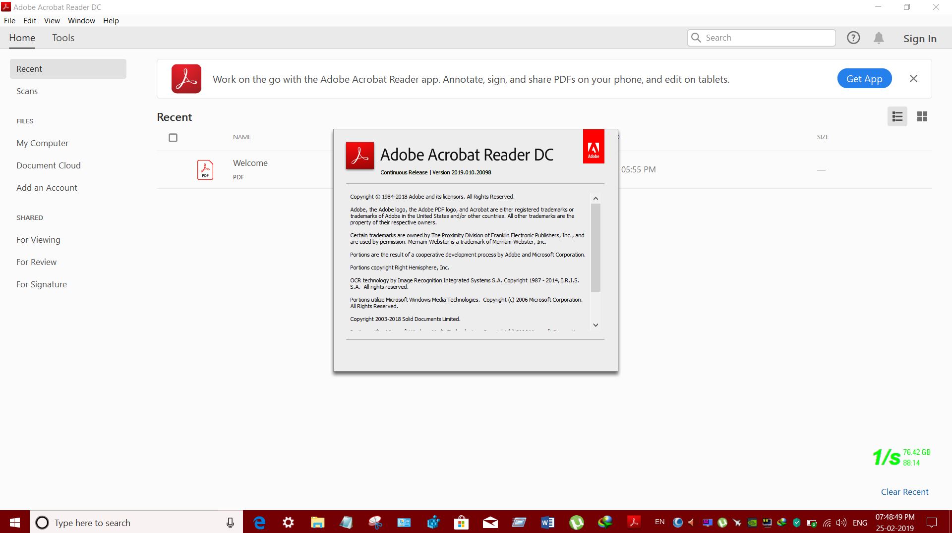ADOBE REALEASED ACROBAT DC READER v1901020098 FOR WINDOWS CLIENT OS AND WINDOWS SERVER OS... 9bbc589b-e1e5-4ba5-828a-80f4a46cbfc0?upload=true.jpg