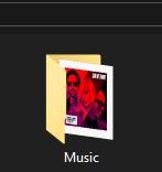 Music Folder shows same 1 file in thumbnail 9bfa12dc-c258-4793-9a60-36e8f216b9ef?upload=true.jpg