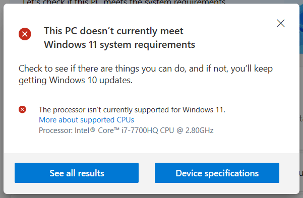 my Windows 11 PC has always worked fine, now the processor suddenly doesn't meet system... 9c0803fa-5e21-407e-b6d3-da614cfa909d?upload=true.png