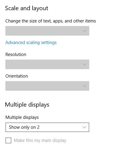 I need help with my Display Settings. Display 1 isn't active. 9c8fa1e2-1d99-4045-98d1-1df84a21a1e4?upload=true.jpg