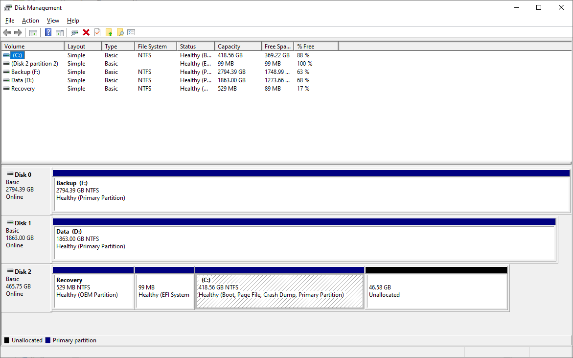 One of my drives is not displayed in Windows Storage, but is accessible in Explorer and... 9c90a043-c0fa-456f-83e3-1410c6ffc007?upload=true.png