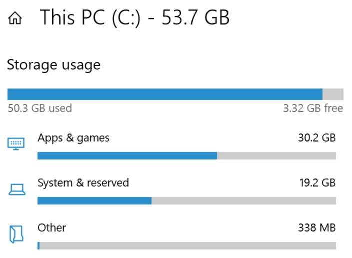 54GB Hard Drive full when ALL personal files are only on One Drive 9d31f5d7-5679-4997-a7f7-172b5f775e5c?upload=true.jpg