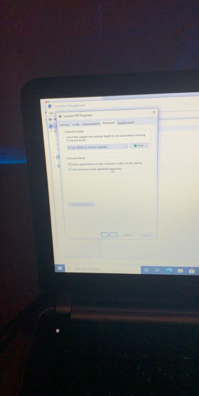 Split audio issue when Djing, need to turn off enable audio enhancement 9d6e4b5b-773c-4de0-88ac-dd6e5bd07bbe?upload=true.jpg