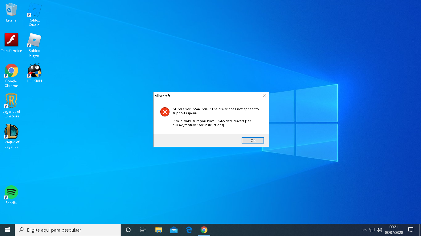 Minecraft game crashed GLFW error 65542: WGL: The driver does not appear to support OpenGL.... 9d8c83a6-5cfc-4abc-9fa1-5bf78e2d6f11?upload=true.png