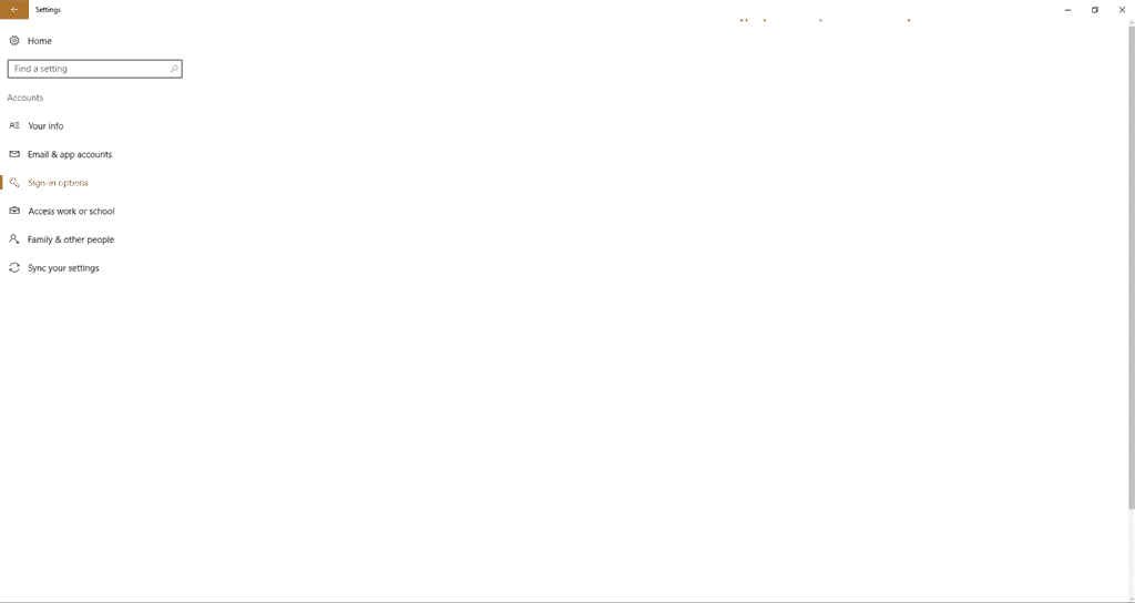 No sign in options and password wont work 9db8c2d4-1cde-4c99-aa50-357274e1daab.png