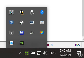 How do I make apps in caret group  on lower right hand side visible? 9dd49866-7aa8-42e2-86cd-eff803ae975a?upload=true.jpg