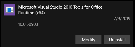 Is [Microsoft Visual Studio 2010 Tools for Office Runtime] safe to remove? 9e23686d-7829-4607-b0eb-e73f100c8f56?upload=true.png