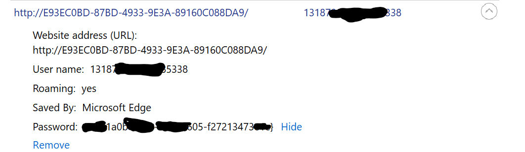 Weird Web Credential Entries, a mystery still unsolved in Windows 10? 9e4a7cec-2f67-4de4-aadb-9be2d92f41df?upload=true.png