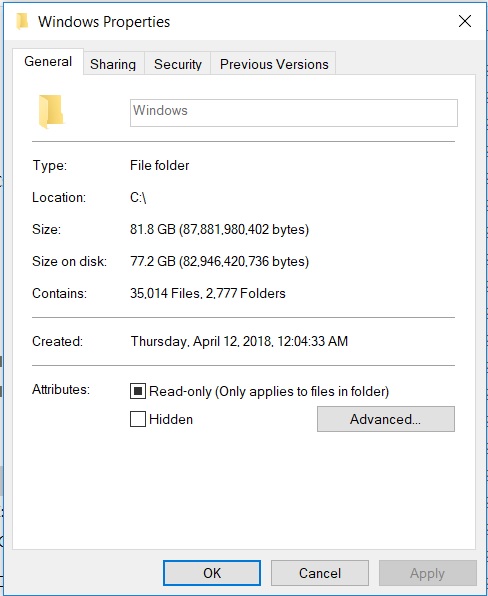 Windows 10 windows folder size 9e572b09-b8d6-49ac-8249-c0820656b1fc?upload=true.jpg