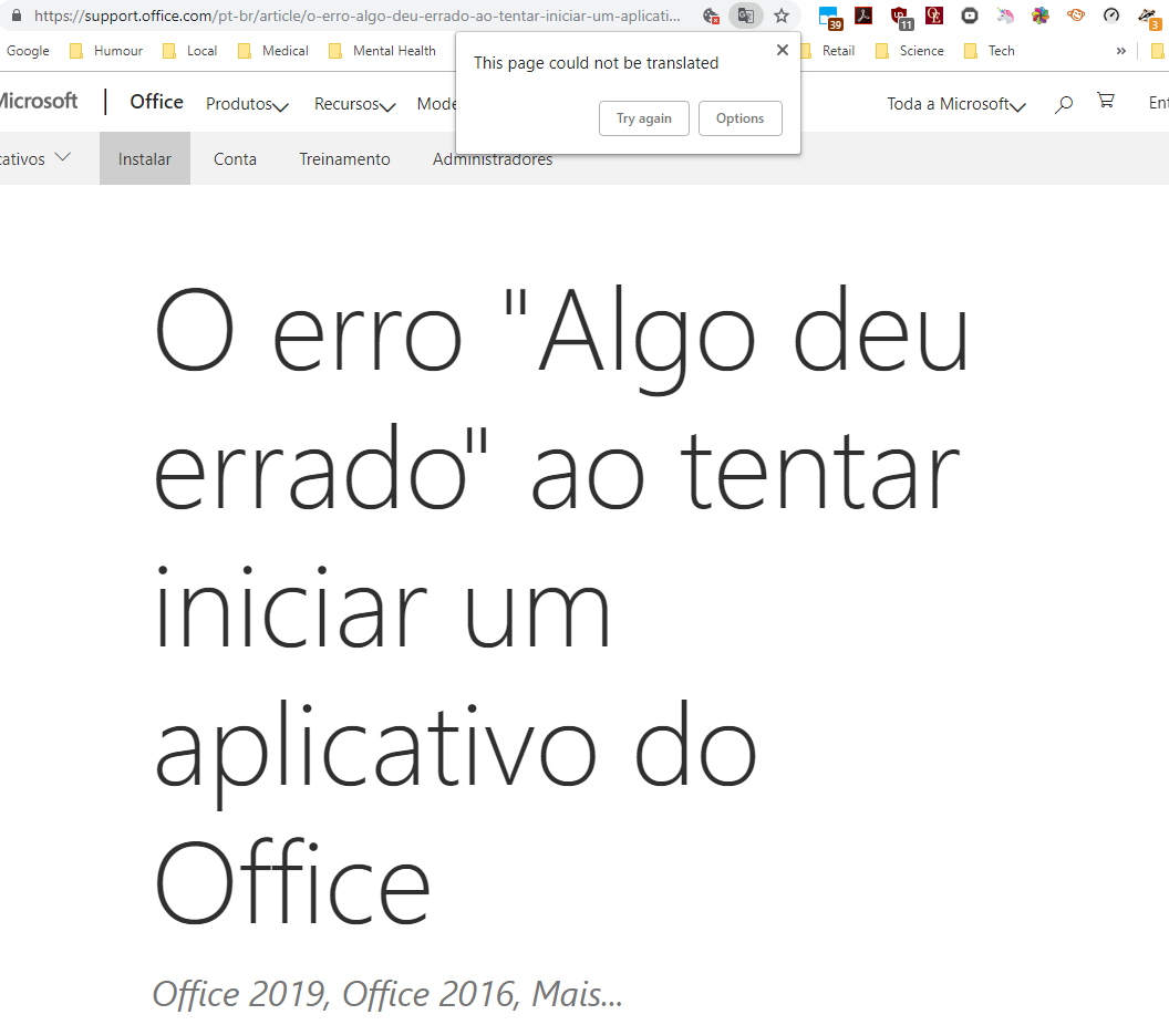 A confusing error message during Office update and now messages are appearing in Brazilian... 9e6dcfe8-fb7e-41e6-b994-d4b6eef0a82c?upload=true.png