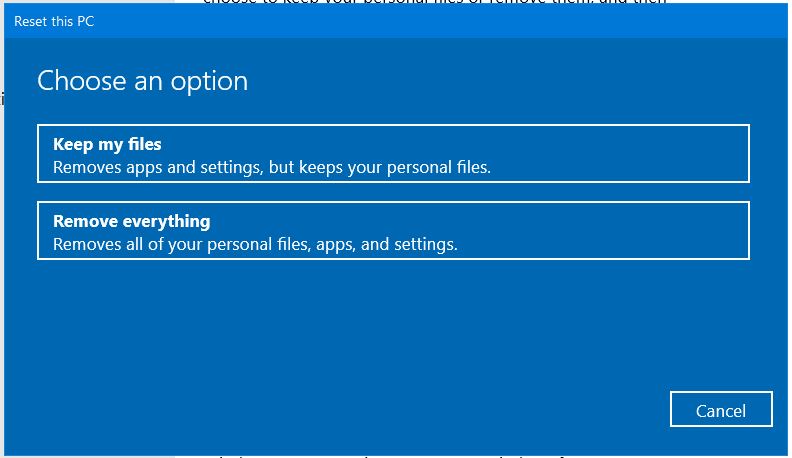 Redstone 5 Reset option 9ea4877c-fa6c-43c7-8d54-f4e04178457c?upload=true.jpg