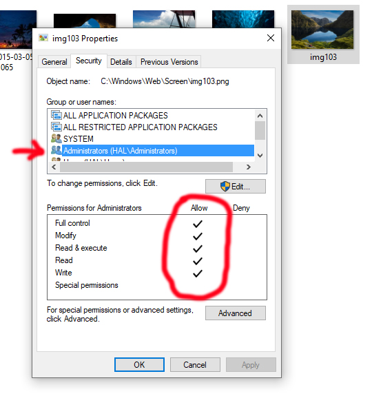 Windows 10 Home - Changing "TrustedInstaller" to "Administrator" to edit or remove items. 9fd86c70-0723-4c42-a77a-0ae649032bed?upload=true.jpg