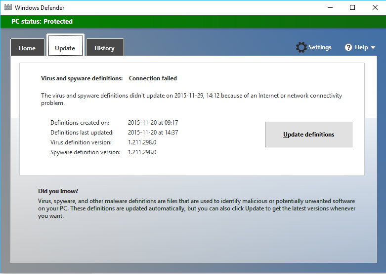 Defender Definition Updated Failed 80247140 9fd9c1fb-ef94-4b0d-bfd6-62eddb30b512.png