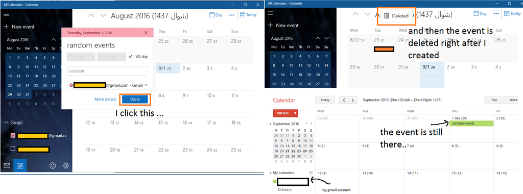 Calendar app not displaying events/calendar from gmail accounts after recent windows update 9fef31d2-de63-4dca-954c-32fa679c6c5e.png