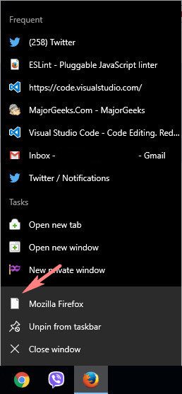 My Firefox logo disapeared in taskbar 9UuZOX0l.jpg