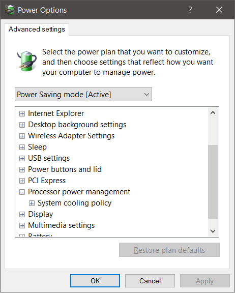 My laptop can't run lower clock speed than base clock speed after windows 10 1903 update,... a032fcfb-32fb-4864-bf7a-924a5f804f24?upload=true.png