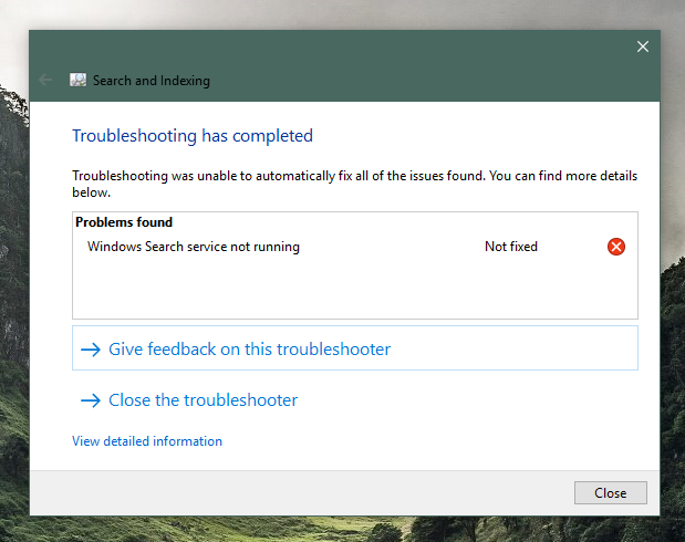 Windows Search Service wont start, Index fails to rebuild a0783f0c-0e6a-42a0-af89-7c061ebd6092?upload=true.png