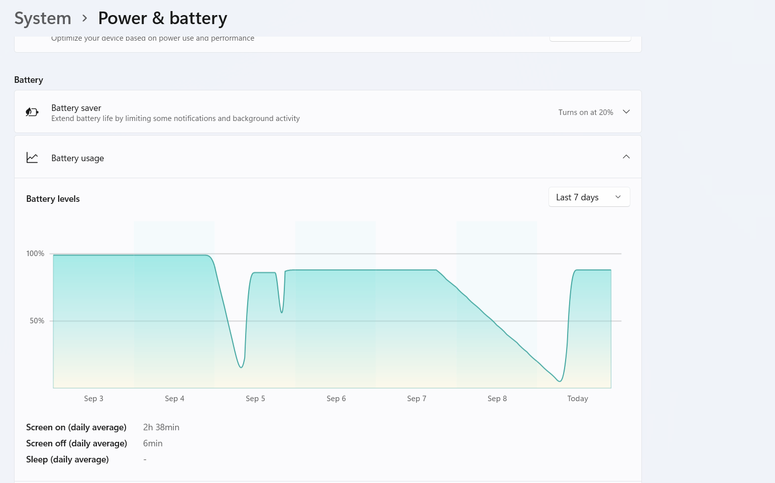 Battery percentage is not decreasing and crashing all of sudden when it turns zero percentage a07c6a43-1ac6-41ed-959c-2fd6d02ef1ce?upload=true.png
