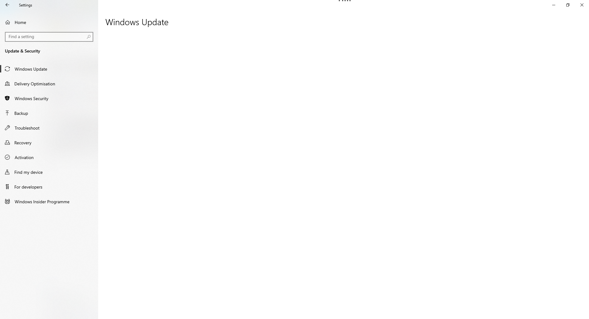 Windows Update doesn't load in Update & Security a0c74070-d407-4ee5-8c52-cda9d583f93b?upload=true.png