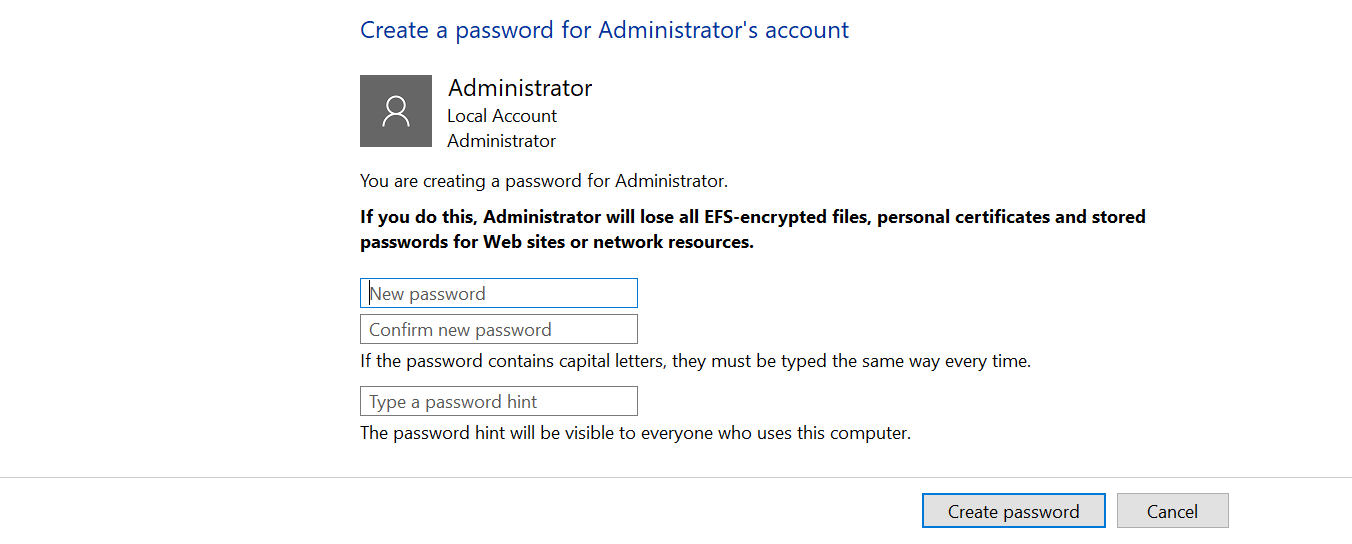 Why not set a password for the built in  local Administrator account in Windows 10 a15e813c-3d1d-4c23-b32f-c993d64bf497?upload=true.png
