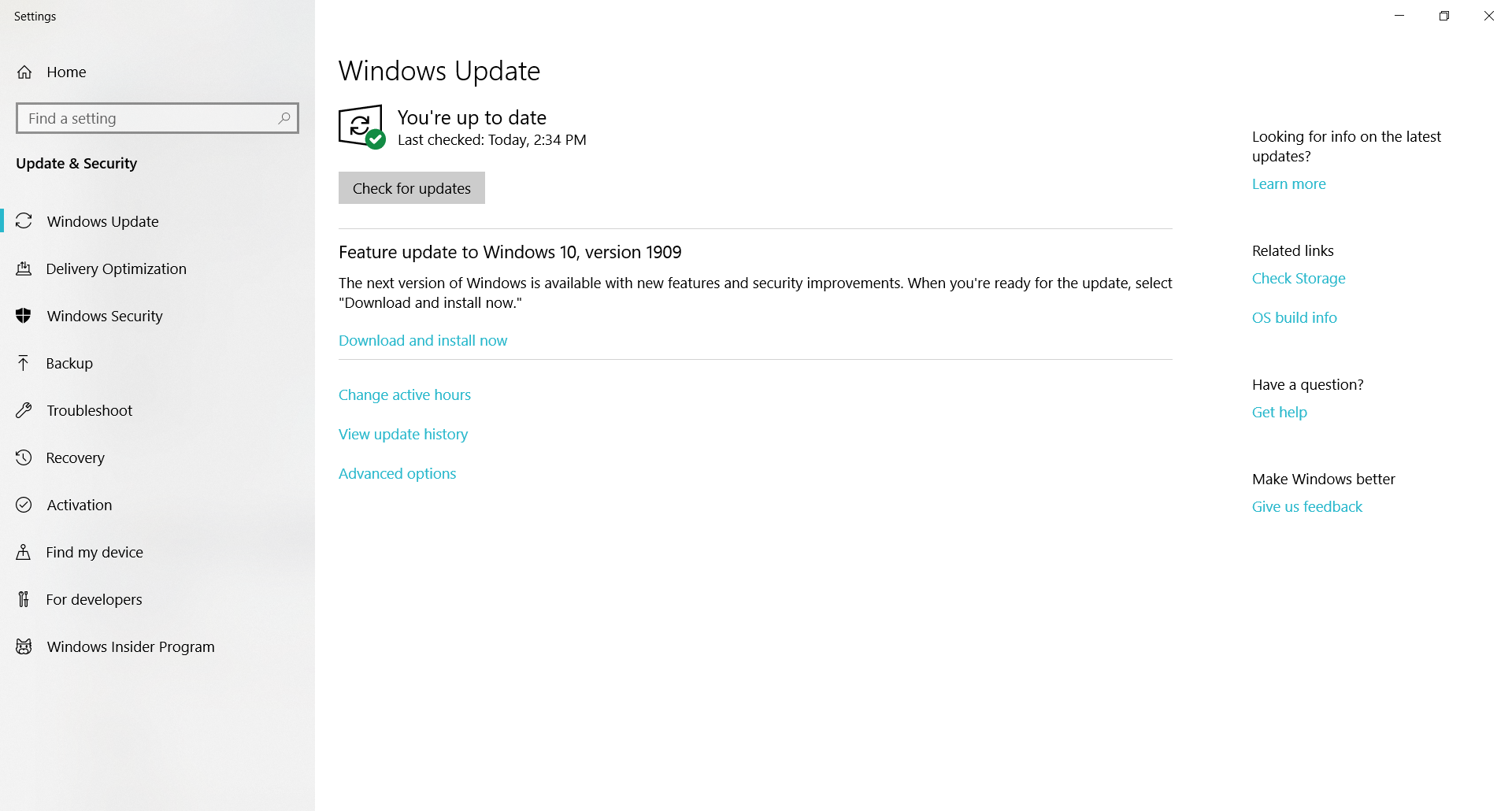 Windows now can not show "Features update to windows 10 1903", even using windows update... a21206d0-159e-412f-b267-b9d8d0e29e06?upload=true.png