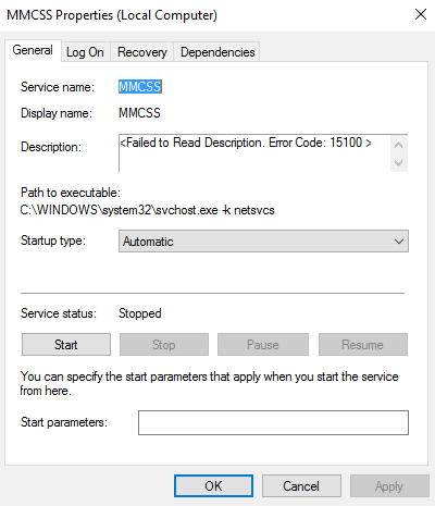 MMCSS <Failed to Read Description. Error Code: 15100 > a2726274-a9d2-4272-8239-21ca4e4688c4?upload=true.png