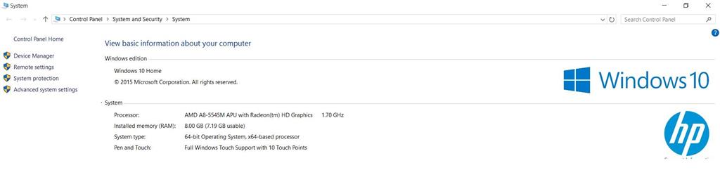 What's the recommended minimum processor state? a2a83839-791d-4842-ae92-dbb29de46f79.jpg
