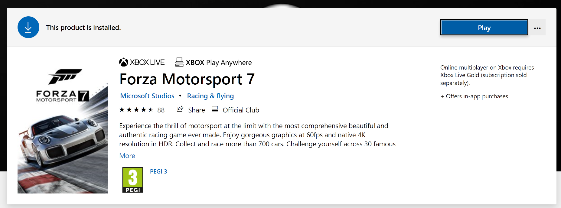 Forza Motorsport 7 install broken in Microsoft Store - need help! a2db3010-bbe4-47b0-8fe5-17ecdf678b0b?upload=true.png