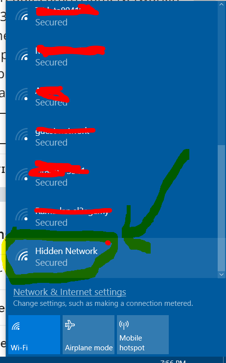 how can turn off show hidden networks in my pc? a2KLd.png