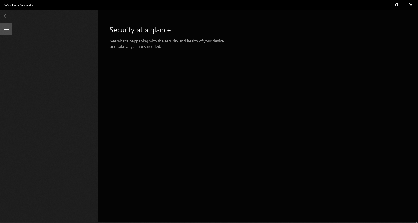 Windows Security is empty a3e61fe9-e5f1-44c0-8cf8-aec8cebffa61?upload=true.png