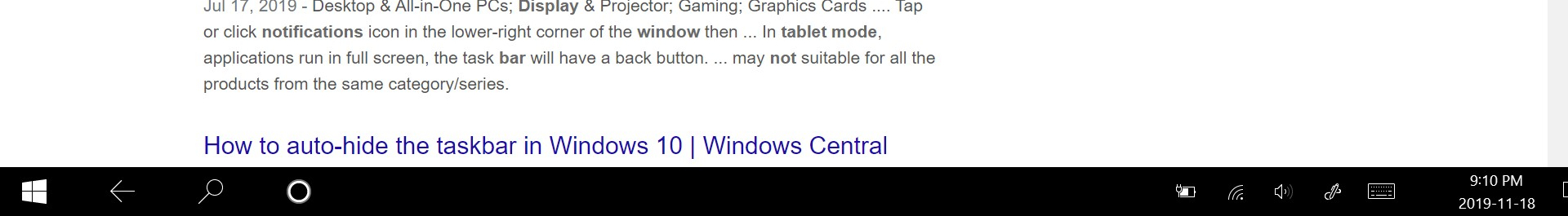 Windows Tablet mode taskbar acting up a48fee2e-4636-4a7f-9a9d-7dd87b0ca0f9?upload=true.jpg