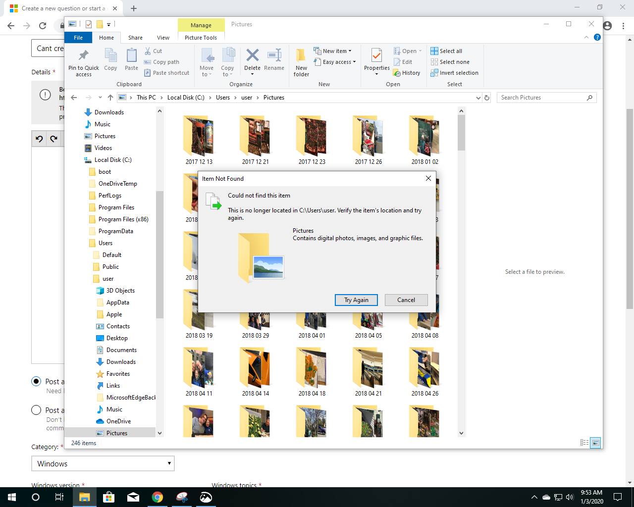 Cant create folder in c:\users\user\pictures or documents a4d9a401-c44a-4c13-8161-08453448f752?upload=true.png
